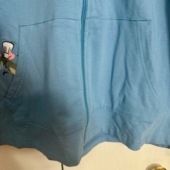 NWT. Disney Remy’s Ratatouille Adventure Zip up Hoodie 1X. blue zip-up hoodie - Picture 6 of 14